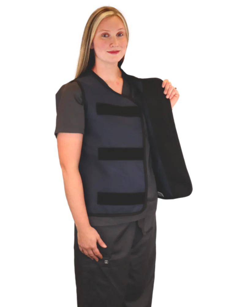 Techno-Aide Vest on a model