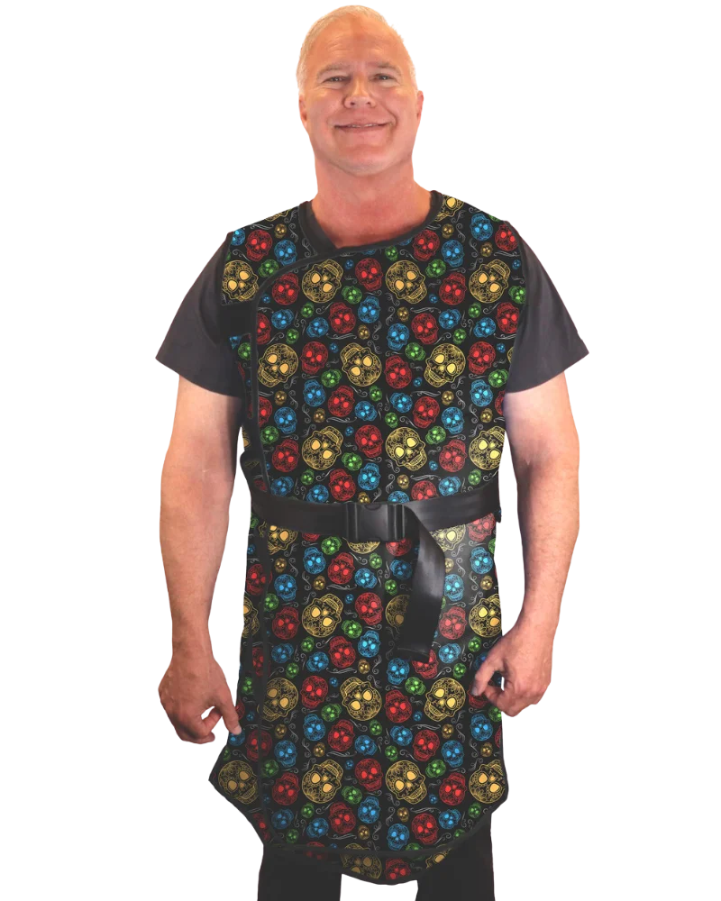 Techno-Aide Maternity Lead Apron on Model